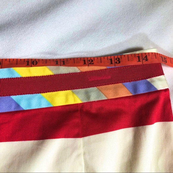 Boden Bold Multistriped Modern Pencil Skirt Size 6 - Picture 3 of 9